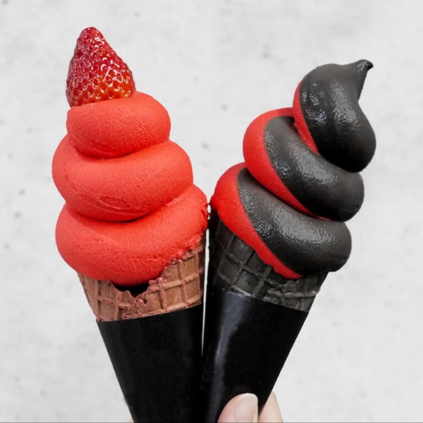 Black Sesame Soft Serve